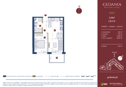 Mieszkanie w inwestycji: GEDANIA Riverside Living - apartamenty inwestycyjne