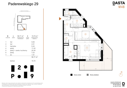 Mieszkanie w inwestycji: Paderewskiego 29