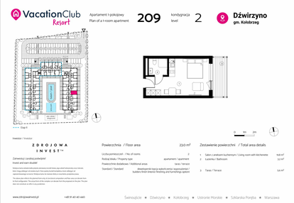 Mieszkanie w inwestycji: VacationClub Resort