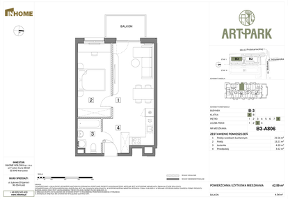 Mieszkanie w inwestycji: Inhome Osiedle ArtPark etap I