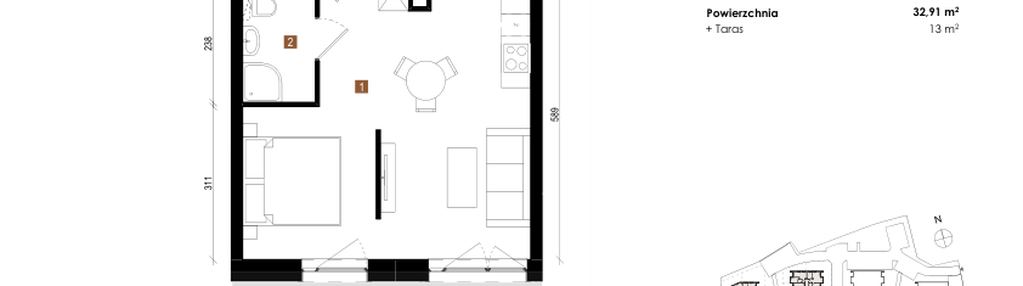 Mieszkanie w inwestycji: Apartamenty Sudetia