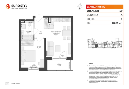 Mieszkanie w inwestycji: Osiedle Warszawska etap IV
