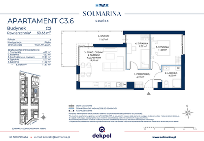 Mieszkanie w inwestycji: Sol Marina etap III