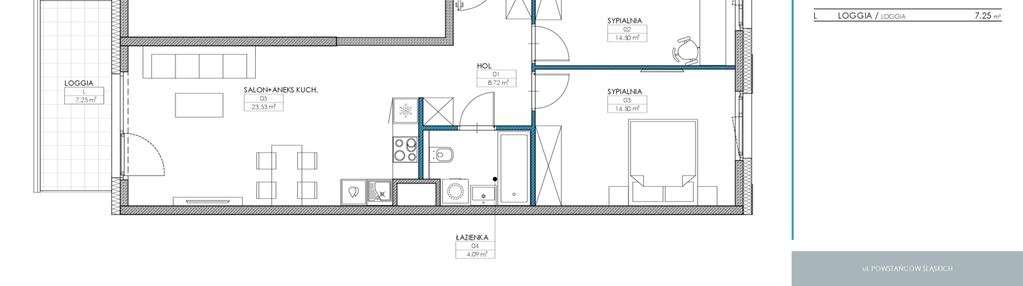 Mieszkanie w inwestycji: Nordic Powstańców Śląskich