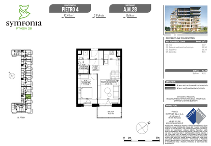 Mieszkanie w inwestycji: Symfonia Ptasia 28