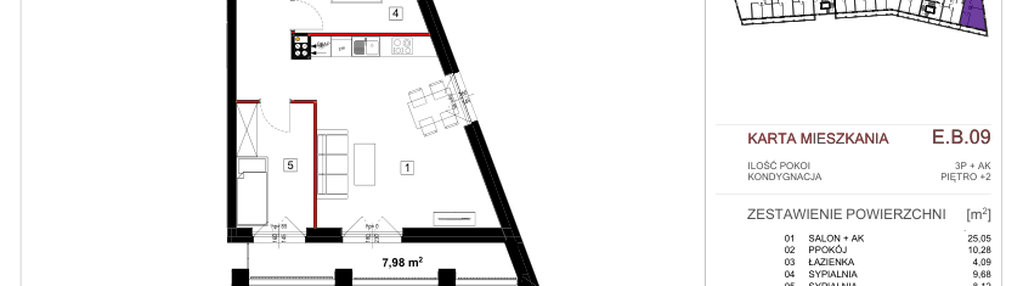 Mieszkanie w inwestycji: Viva Jagodno etap III