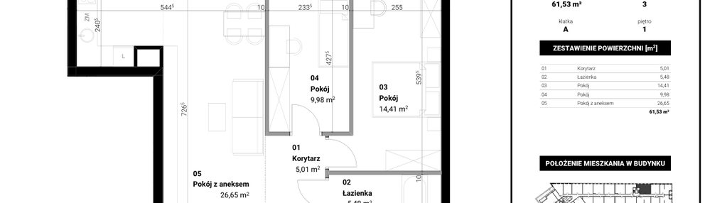 Mieszkanie w inwestycji: Kolejova 1