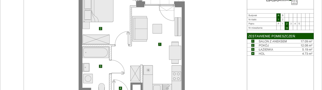 Mieszkanie w inwestycji: Osiedle Urbino etap 4.1