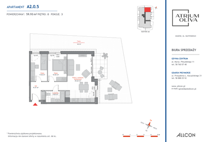 Mieszkanie w inwestycji: Atrium Oliva