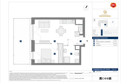Mieszkanie w inwestycji: Apartamenty Park Matecznego Etap 1