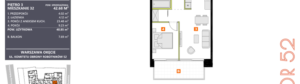 Mieszkanie w inwestycji: KOR 52
