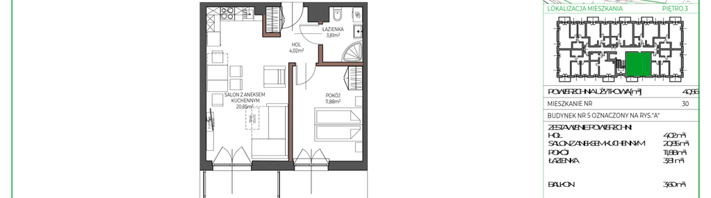Mieszkanie w inwestycji: Osiedle Polna bud. 5