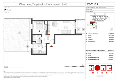 Mieszkanie w inwestycji: Warszawski Świt etap XI