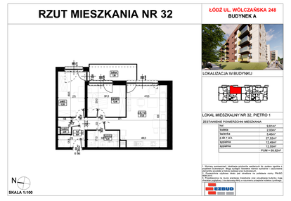 Mieszkanie w inwestycji: Wólczańska 248 - etap II