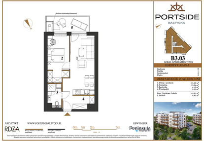 Mieszkanie w inwestycji: Portside Bałtycka
