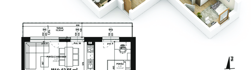 Mieszkanie w inwestycji: Piano Park etap VI