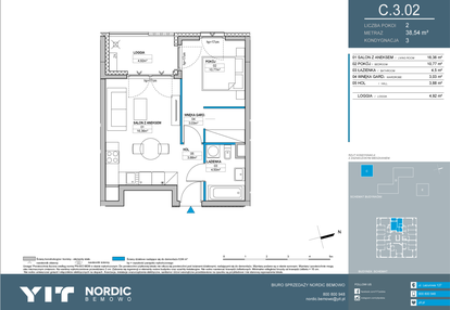 Mieszkanie w inwestycji: Nordic Bemowo - etap IV