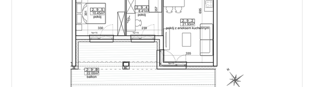 Mieszkanie w inwestycji: Wave etap II