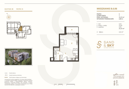 Mieszkanie w inwestycji: Sand Apartments