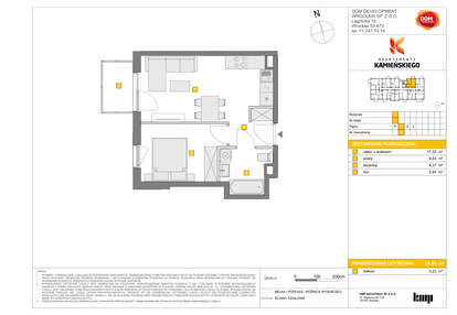 Mieszkanie w inwestycji: Apartamenty Kamieńskiego