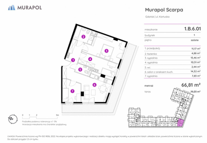 Mieszkanie w inwestycji: Murapol Scarpa