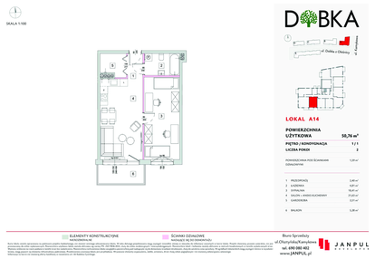 Mieszkanie w inwestycji: Dobka