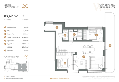 Mieszkanie w inwestycji: Witkiewicza Apartments