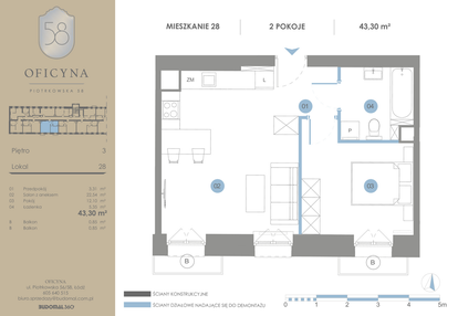 Mieszkanie w inwestycji: Oficyna - Apartamenty Inwestycyjne Apart Hotel