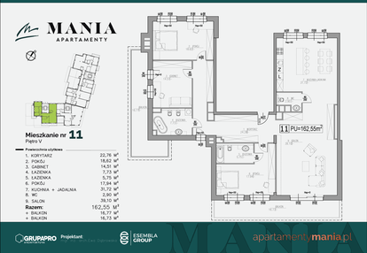Mieszkanie w inwestycji: MANIA Apartamenty