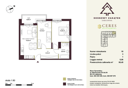 Mieszkanie w inwestycji: Sosnowy Zakątek II - budynek M