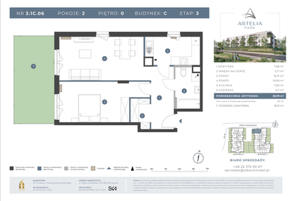 Mieszkanie w inwestycji: Astelia Park etap 1A i 3