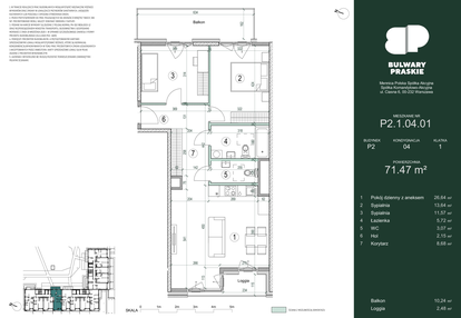 Mieszkanie w inwestycji: Bulwary Praskie etap NOP