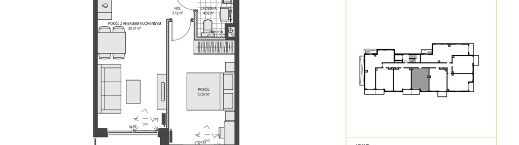 Mieszkanie w inwestycji: Przystań Brzeźno etap 1.2