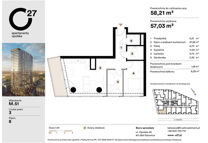 Mieszkanie w inwestycji: O27 Apartamenty Opolska