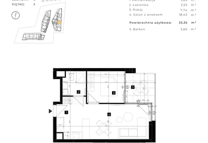 Mieszkanie w inwestycji: Cisha Apartamenty Dziwnów