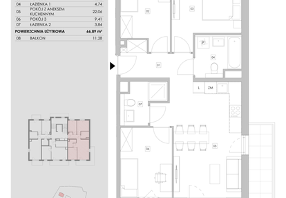Mieszkanie w inwestycji: ATAL Bronowice
