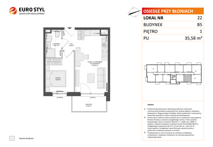 Mieszkanie w inwestycji: Osiedle Przy Błoniach 3 etap IV