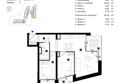 Mieszkanie w inwestycji: Cisha Apartamenty Dziwnów