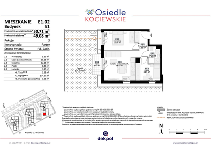 Mieszkanie w inwestycji: Osiedle Kociewskie bud. E