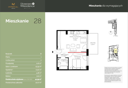 Mieszkanie w inwestycji: Stawowa Residence - etap V