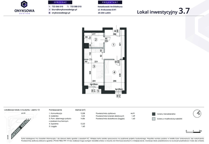 Mieszkanie w inwestycji: Onyksowa Design