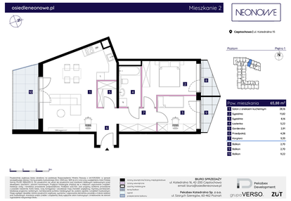 Mieszkanie w inwestycji: Osiedle Neonowe