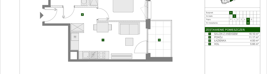 Mieszkanie w inwestycji: Osiedle Urbino etap 5