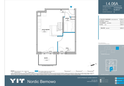 Mieszkanie w inwestycji: Nordic Bemowo - etap II