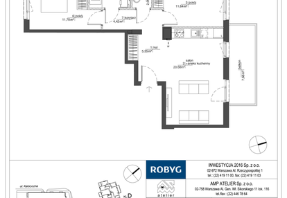 Mieszkanie w inwestycji: Rytm Mokotowa - etap 2A