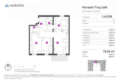 Mieszkanie w inwestycji: Murapol Trzy Lipki
