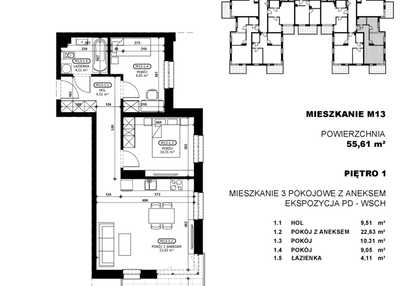 Mieszkanie w inwestycji: Stacja Łódź V – etap C2