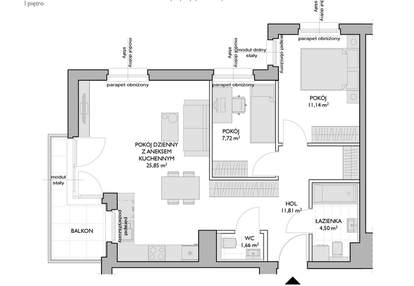 Mieszkanie w inwestycji: Wiszące Ogrody