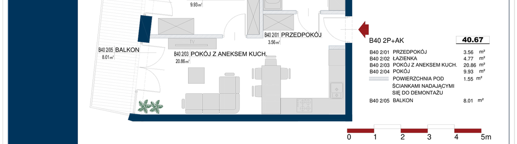 Mieszkanie w inwestycji: Promenada Park