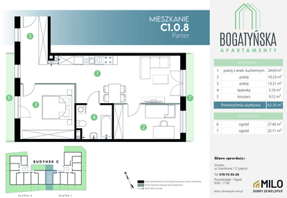 Mieszkanie w inwestycji: Bogatyńska Apartamenty etap 3